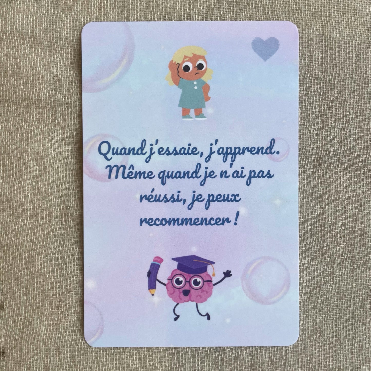 Les cartes "Confiance en soi"